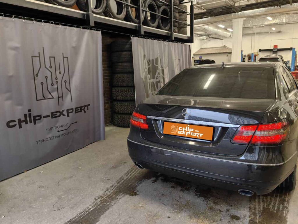 Отключение ЕГР, удаление сажевого фильтра и чип-тюнинг Mercedes E212 3.0D 2010