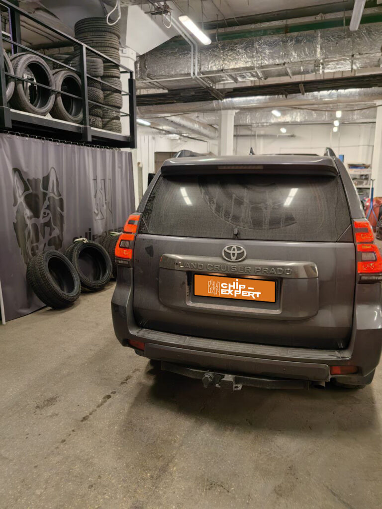 Чип-тюнинг, удаление DPF и EGR на Toyota Land Cruiser Prado 2.8D 2021