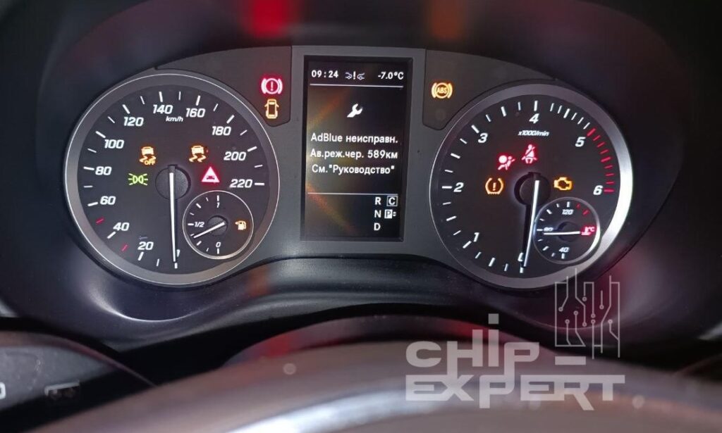 Отключение мочевины Mercedes-Benz Vito 119 CDI 4x4