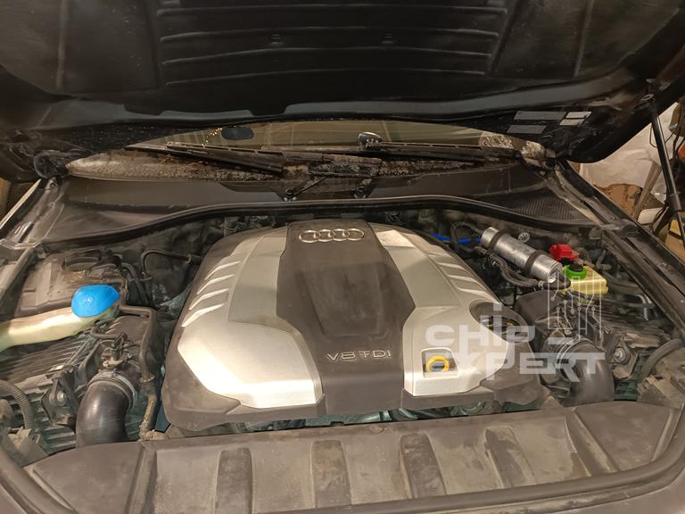 Чистка впуска и вихревых заслонок Audi Q7 4.2 TDI 2015