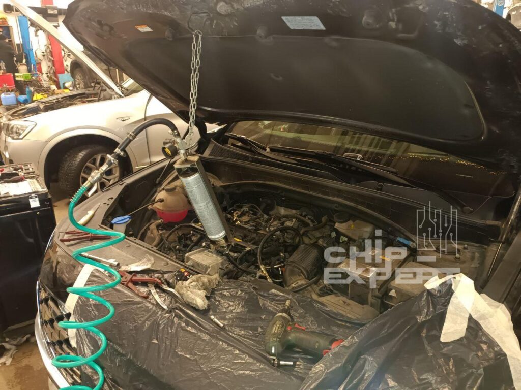 Чистка впуска Hyundai Santa Fe 2.2D 2021