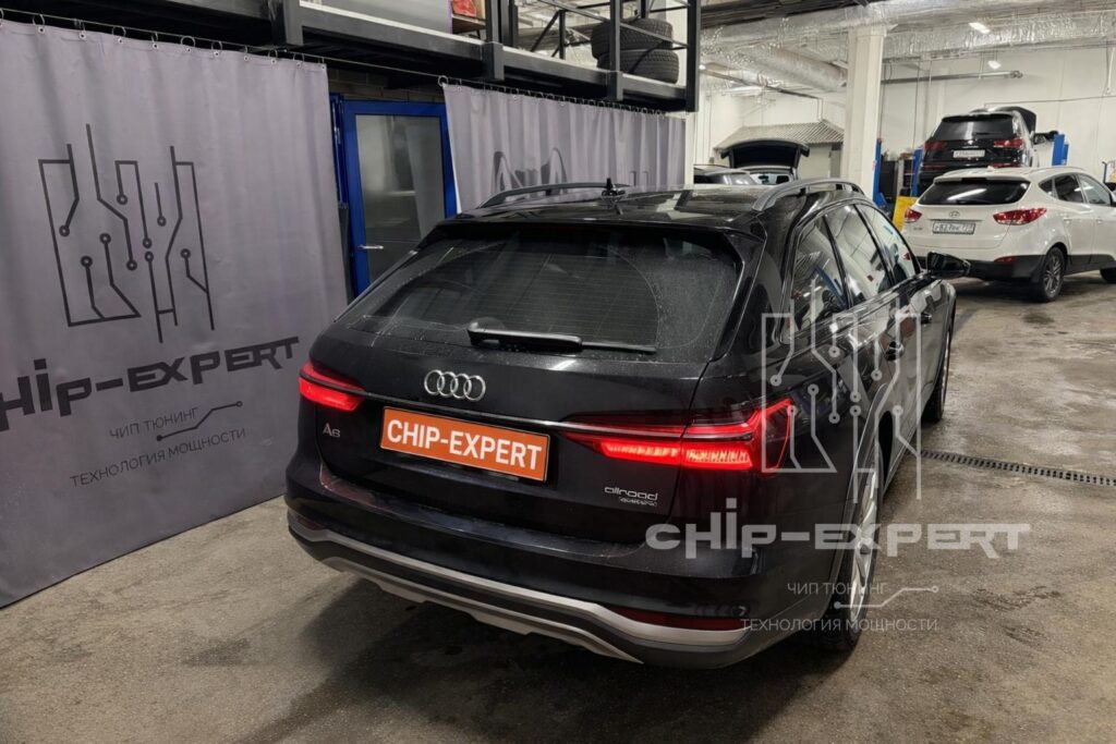 Отключение мочевины и чип-тюнинг Stage 1 Audi A6 40 TDI 2.0 204 hp (C8)