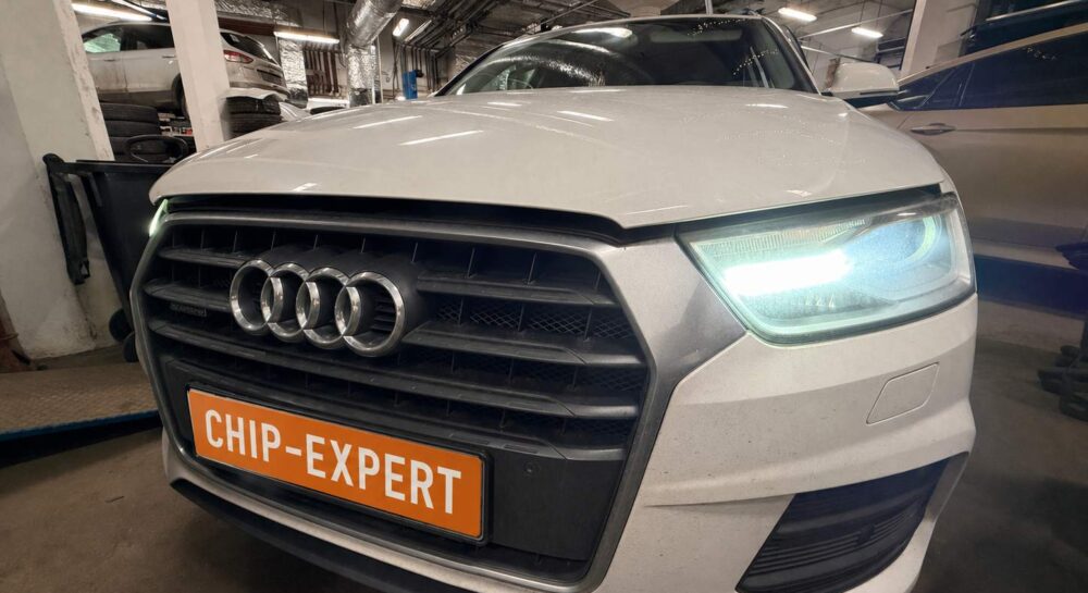 кадр из мастерской Audi Q3 2015 в CHIP-EXPERT — chip-expert.pro
