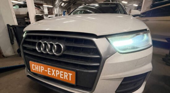 кадр из мастерской Audi Q3 2015 в CHIP-EXPERT — chip-expert.pro