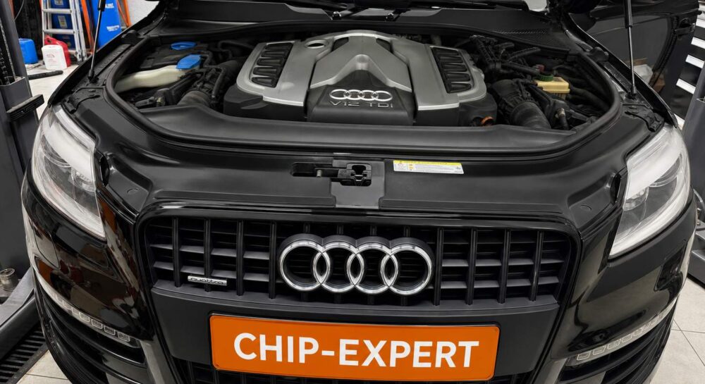 Audi Q7 2013, вид спереди в Чип-Эксперт — chip-expert.pro