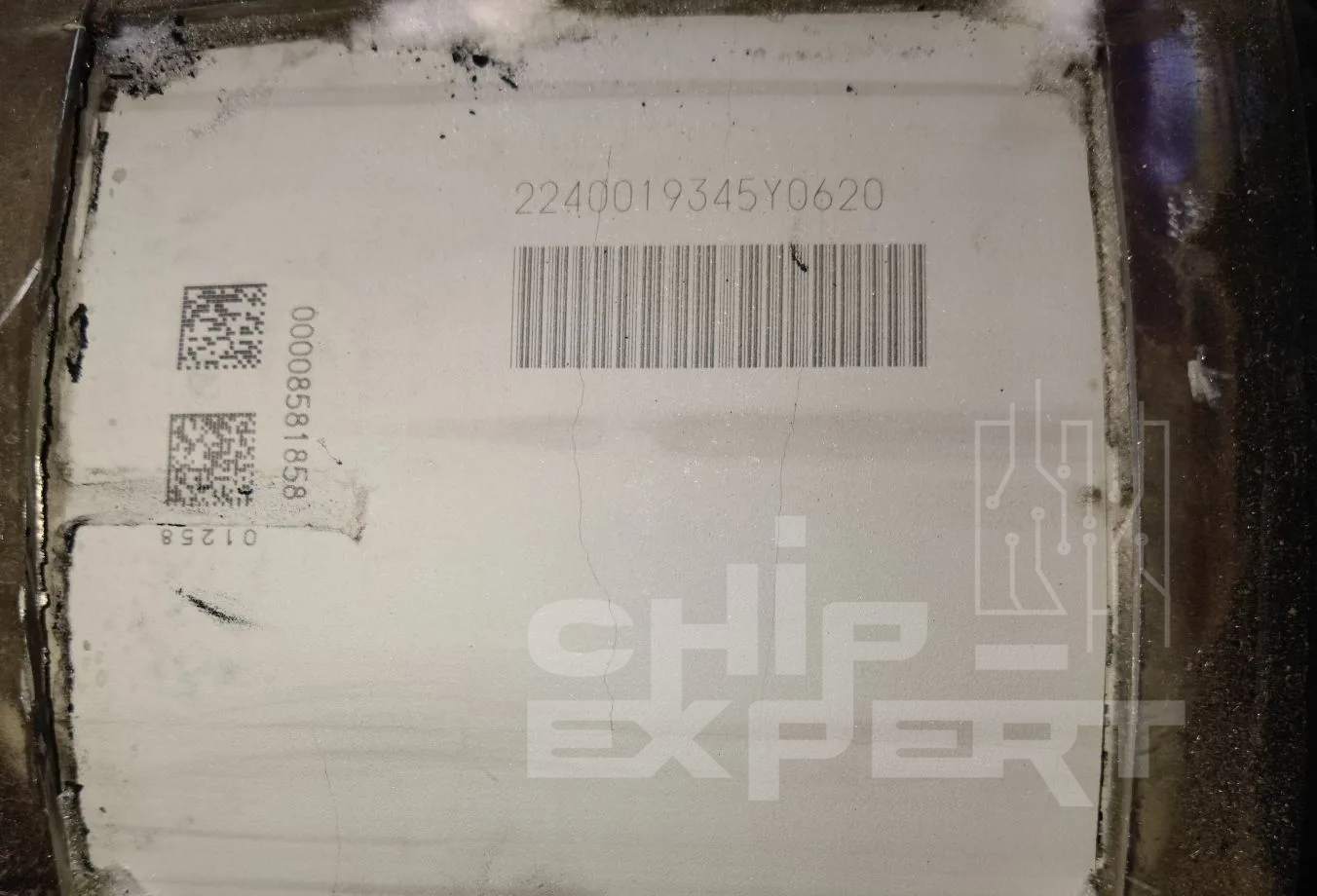 BMW X7 2020, маркировка детали выхлопной системы в Чип-Эксперт — chip-expert.pro