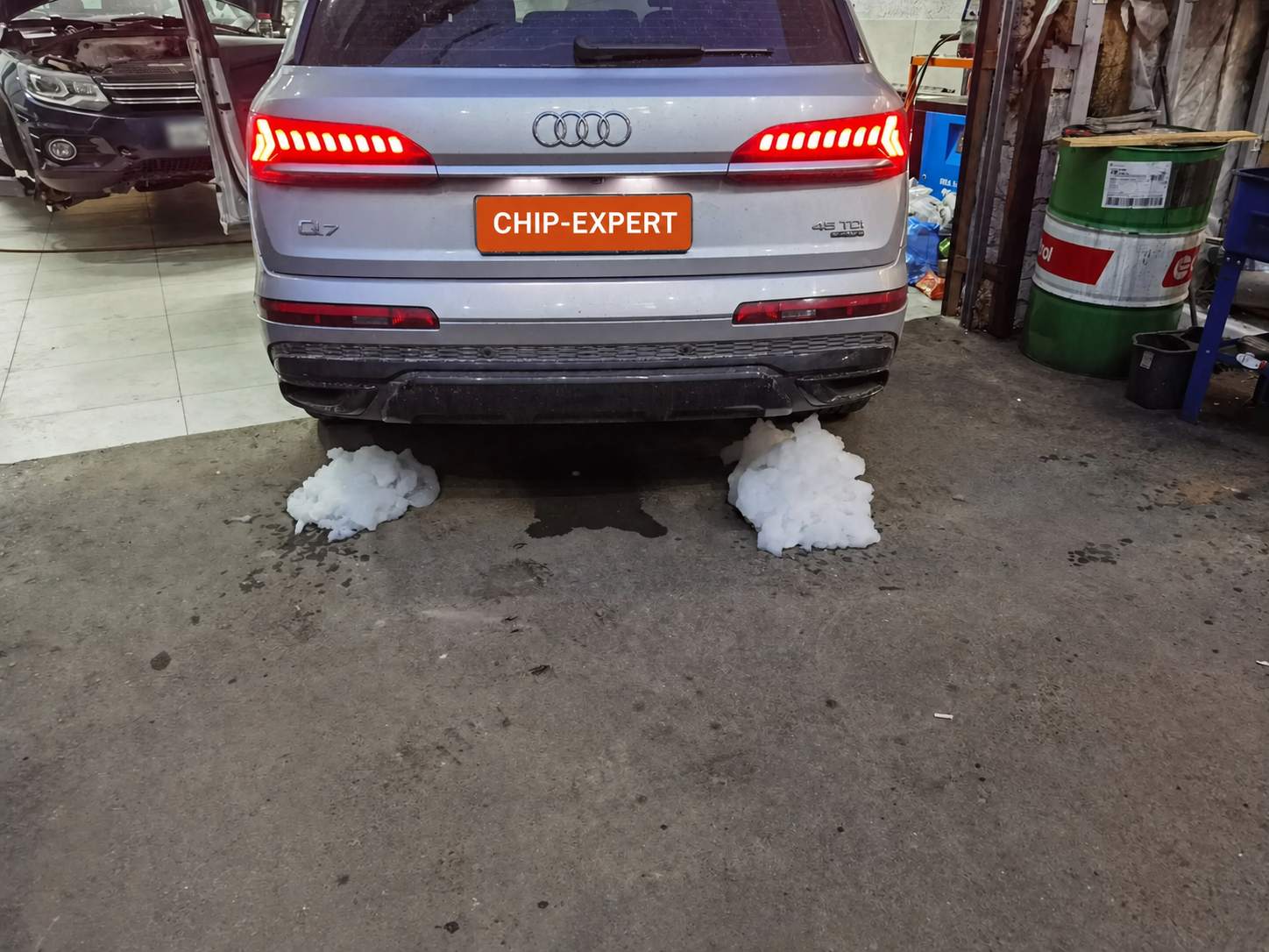 Кадр из мастерской Audi Q7 2019 в Чип-Эксперт — chip-expert.pro